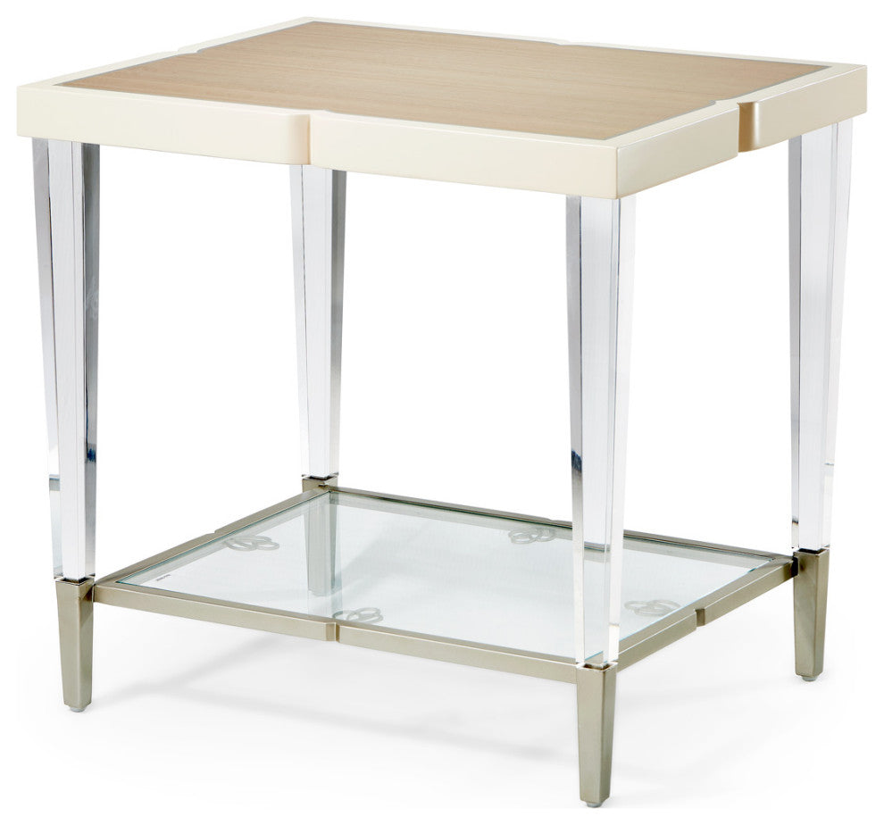 Camden Court End Table, Pearl