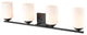 Millennium Lighting Durham Bathroom Vanity Light, Matte Black