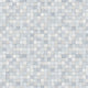 Mosaic Tile Pattern Wallpaper, Blue, Sample