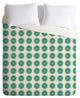 Deny Designs Mummysam Blue Flowers 1 Duvet Cover - Lightweight