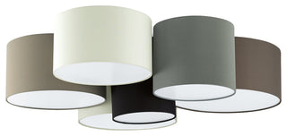 Pastore 6-Light Flush Mount, Multi Natural