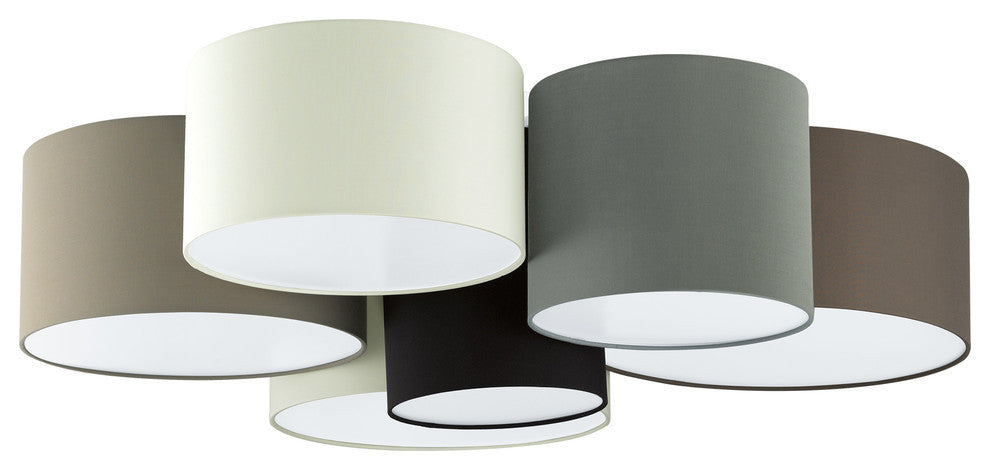 Pastore 6-Light Flush Mount, Multi Natural