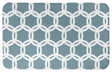Blue Lattice 34x21 Bath Mat