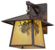 12W Stillwater Winter Pine Hanging Wall Sconce