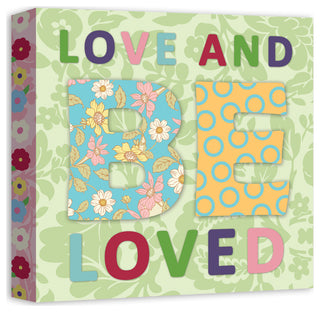 Love and Be Loved 12x12 Canvas Wall Art