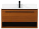 Elegant Decor Roman Bathroom Vanity Teak