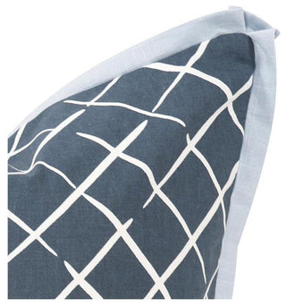 Howard Elliott Madcap Cottage Cove End Indigo 24" x 24" Pillow - Down Insert