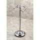 Kingston Brass Freestanding Double Roll Toilet Paper Holder, Polished Chrome
