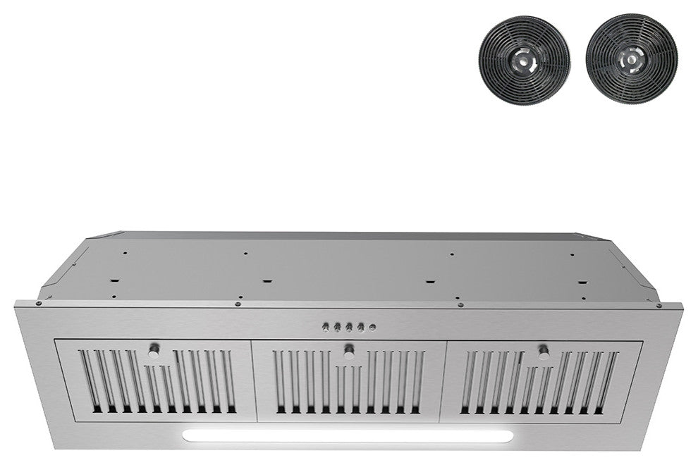 Streamline 36" Melisurgo Convertible Insert Range Hood, Stainless Steel