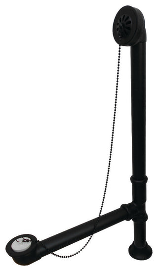 Kingston Brass Clawfoot Tub Drain, Matte Black