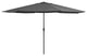 Vidaxl Outdoor Parasol With Metal Pole 157.5" Anthracite