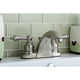 Kingston Brass 4" Centerset Bathroom Faucet, Brushed Nickel