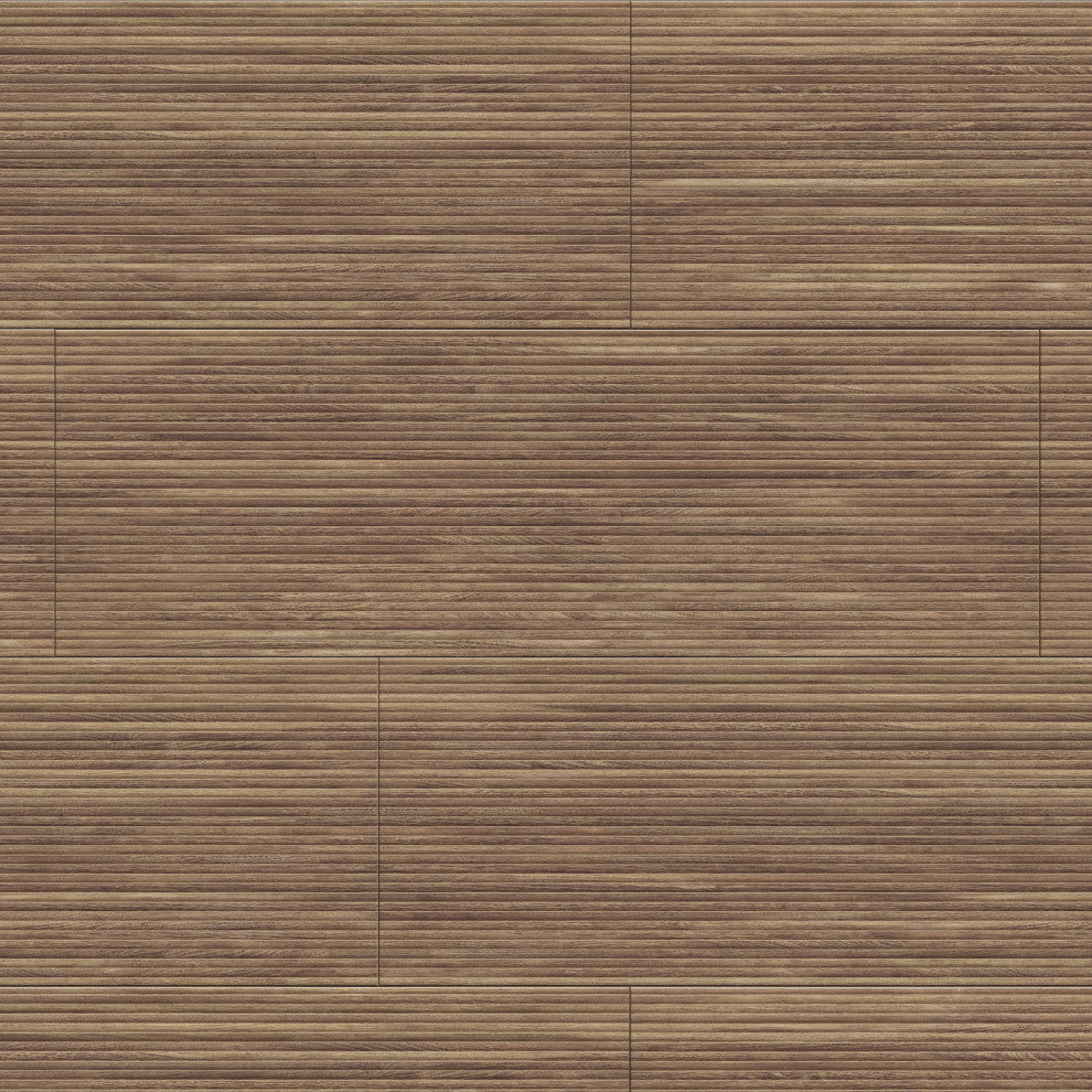 Larchwood Ipe Fluted Ceramic Wall Tile