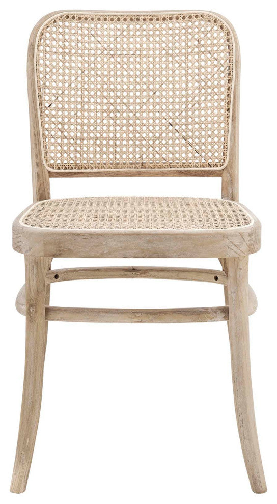 Side Dining Chair, Set of 2, Gray, Wood, Modern, Cafe Bistro Hospitality