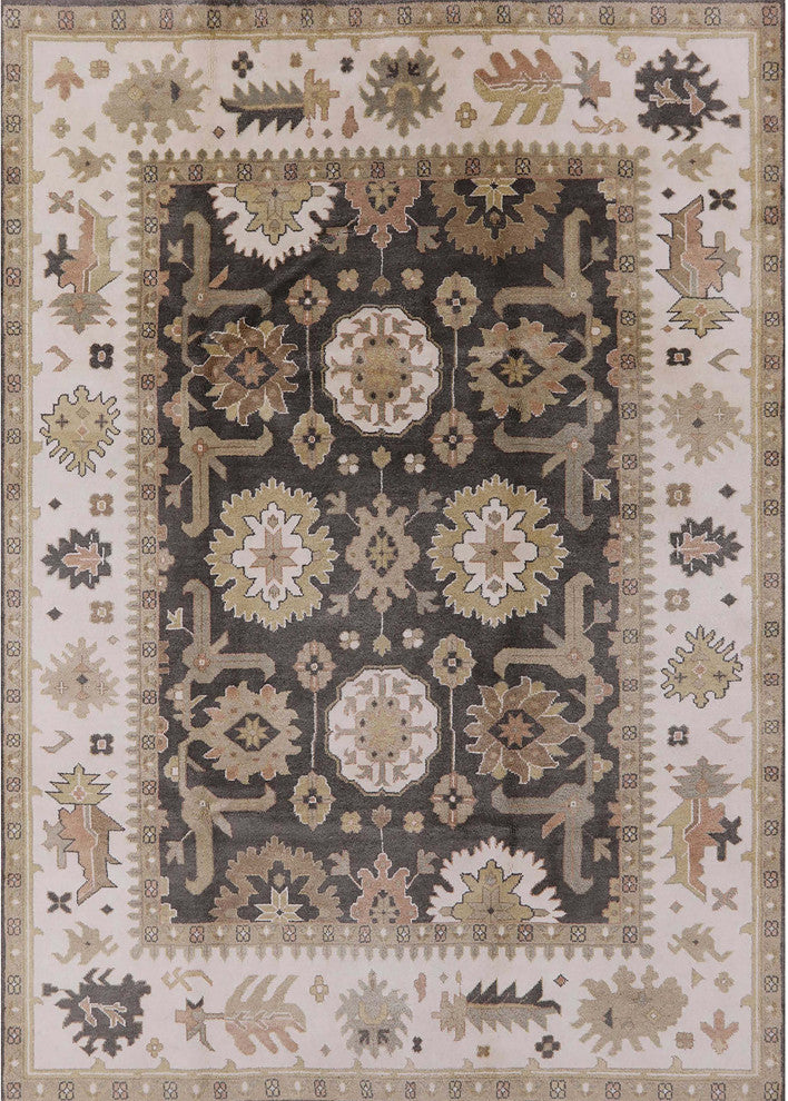 Ahgly Company Indoor Rectangle Mid-Century Modern Area Rugs, 8' x 12'