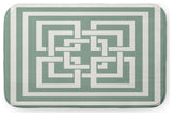 34" x 21" Greek New Key Bathmat, Sage