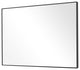 Black Wide Rectangular Mirror