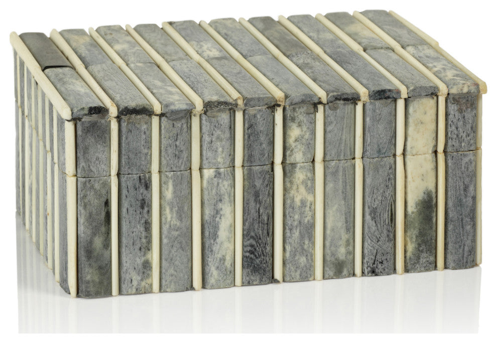 Tarawa Gray Bone Inlay Decorative Box