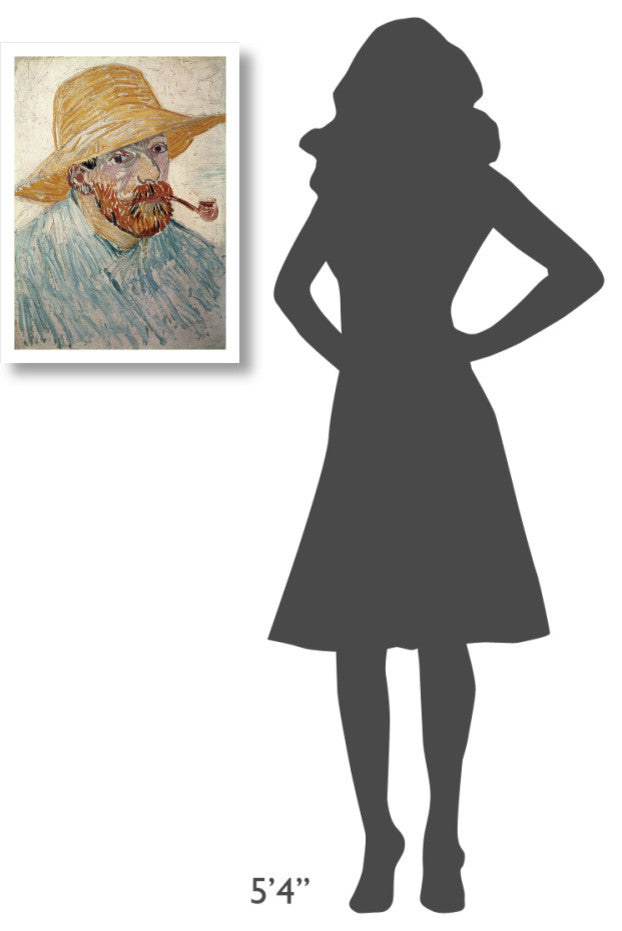 "Self Portrait 1888" Digital Paper Print by Vincent Van Gogh, 18"x24"