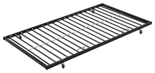 Gewnee Twin Over FULL Metal Bunk Bed with Trundle