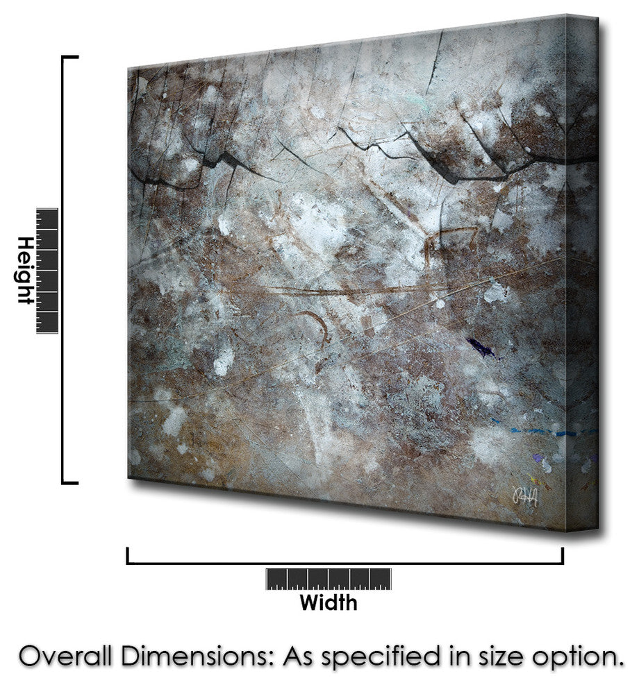 Ready2HangArt 'ABS XV' Abstract Canvas Wall Art, 12"x12"