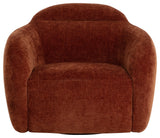 Ismo Swivel Lounge Chair, Opera Spice