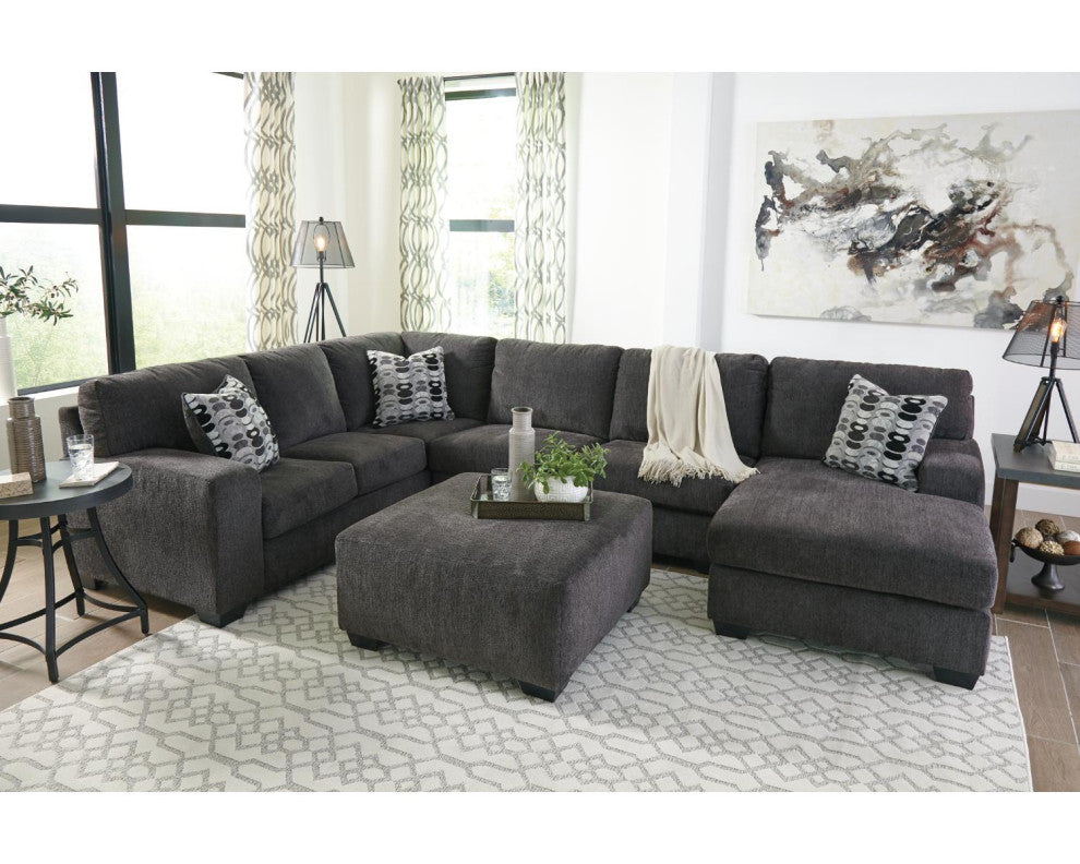 Ballinasloe Smoke Oversized Accent Ottoman