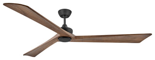 Hinkley Sculpt 80" Integrated LED Indoor/Outdoor Ceiling Fan, Matte Black