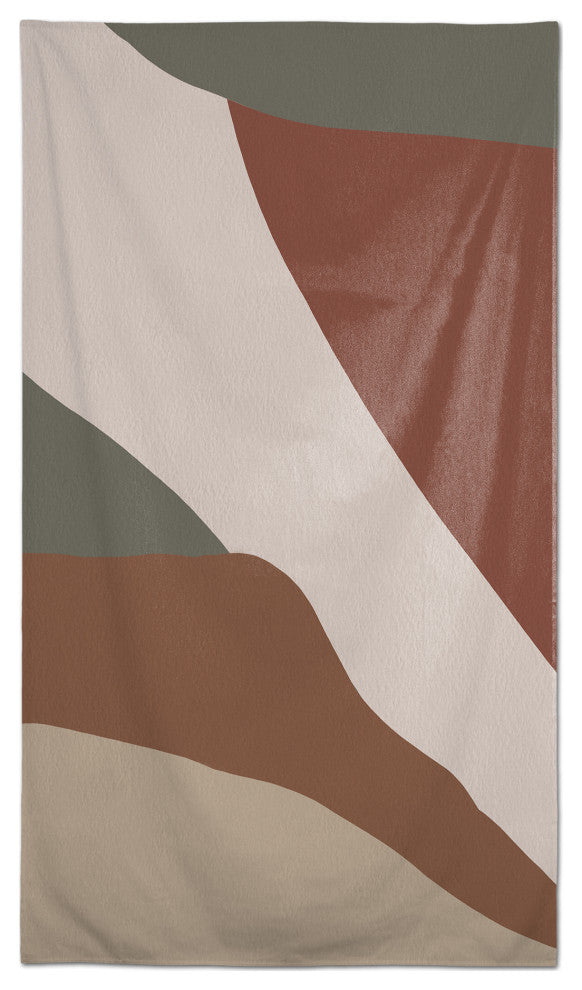 Earthy Tone Strokes 58x102 Tablecloth
