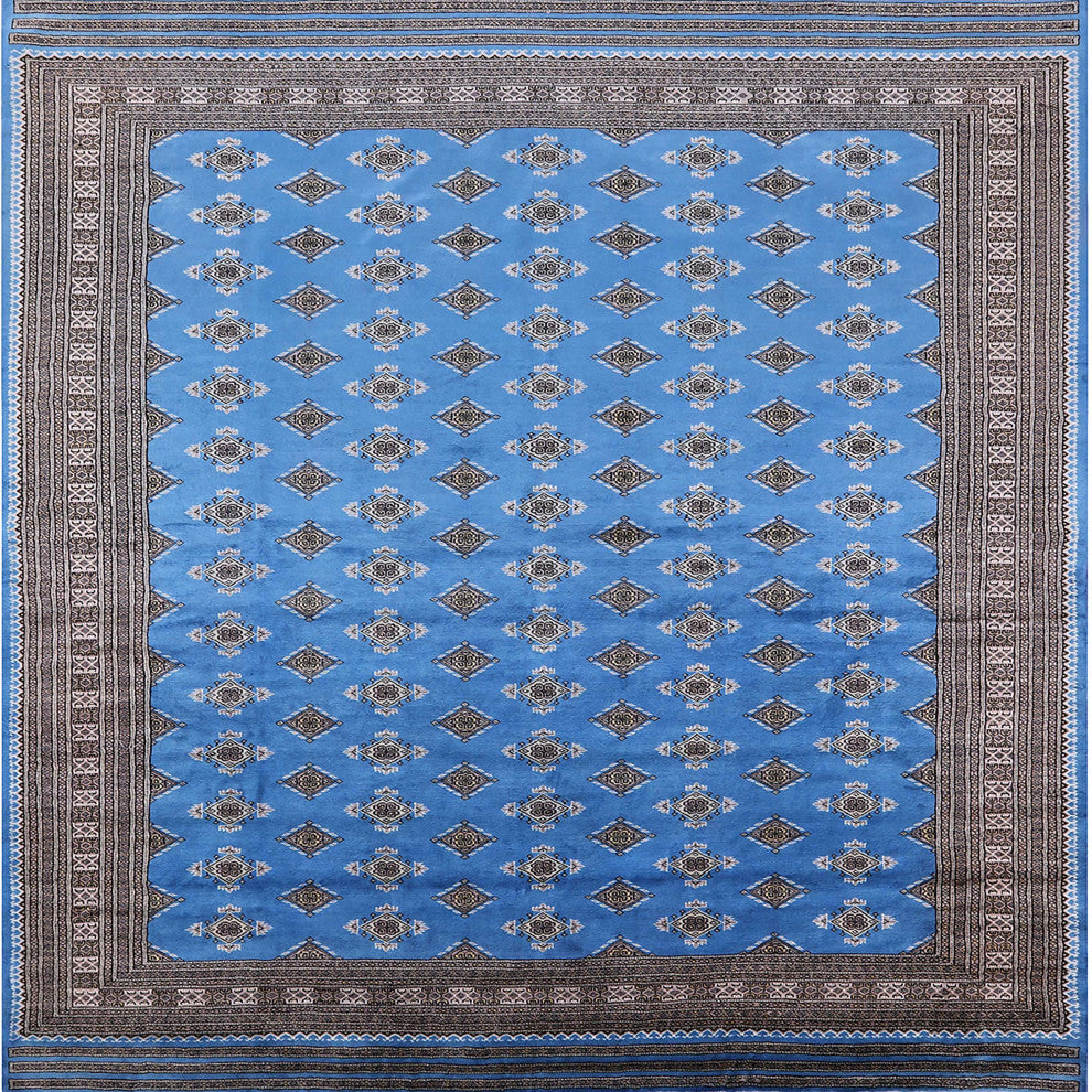 Ahgly Company Indoor Square Mid-Century Modern Area Rugs, 4' Square