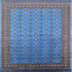 Ahgly Company Indoor Square Mid-Century Modern Area Rugs, 4' Square