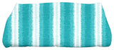 Sea Lines, Stripe Print Bath Towel, Teal