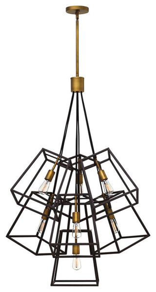 Hinkley Lighting 3357 7 Light Large Multi Light Pendant - Bronze
