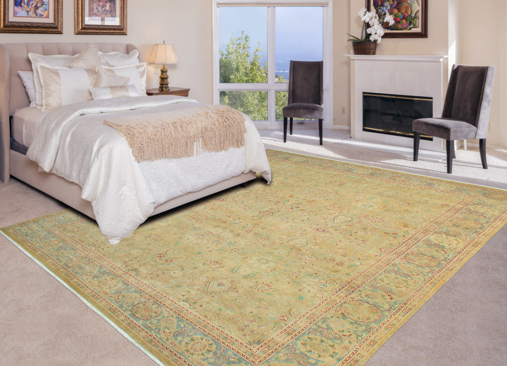 Pak-Persian Cornell Gold/Gray Rug, 7'11x10'4