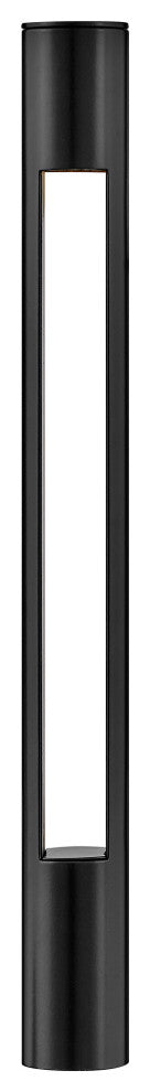 Hinkley Atlantis Round Small Bollard, Satin Black