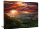 "Guanyin Mountain Sunrise, Taipei" Canvas Photo Print, 20"x12"