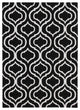NOURISON LINEAR BLACK WHITE AREA RUG