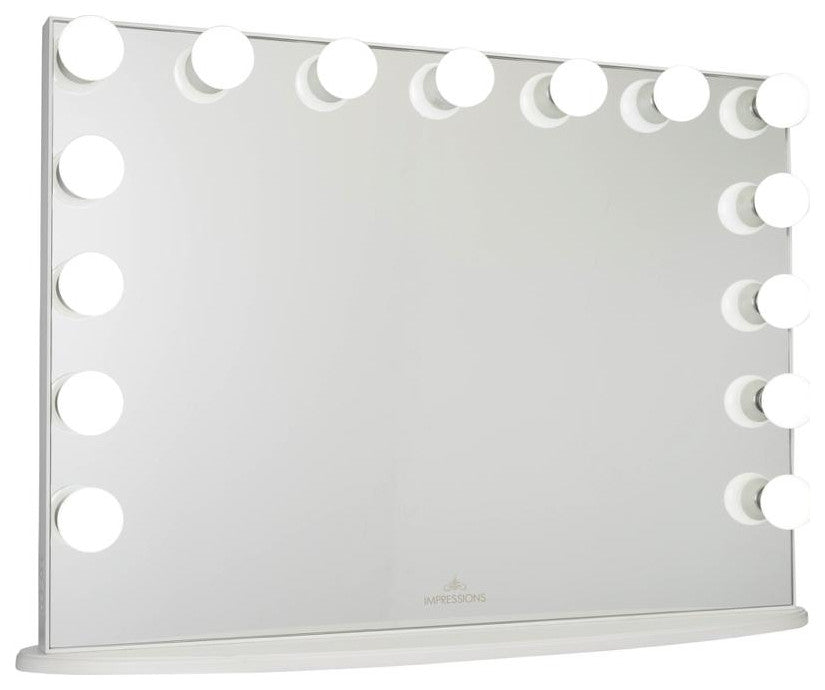 Hollywood Glow Lite Pro Vanity Mirror, White, Frosted Led, Non-Bt