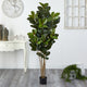 5.5' Oak Artificial Tree UV Resistant, Indoor/Outdoor