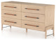Rosedale 6 Drawer Dresser-Yucca Oak
