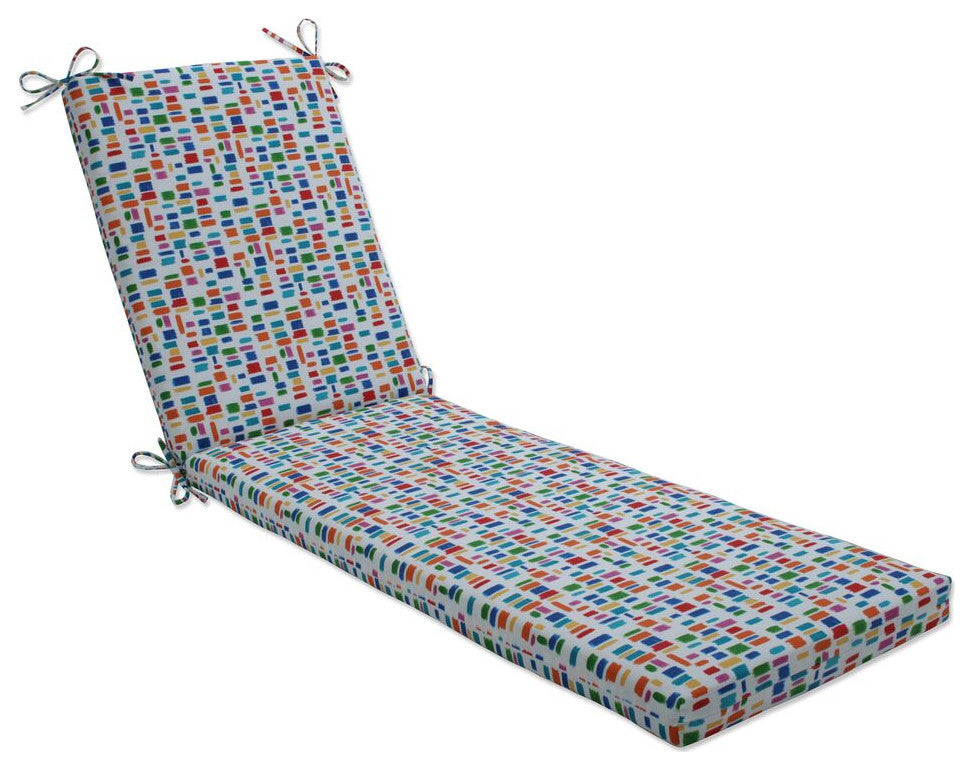 Color Tabs Primaries Chaise Lounge Cushion 80x23x3