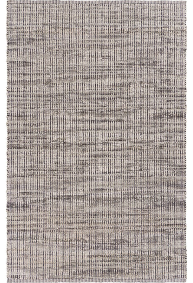8" x 10" Brown and Beige Toned Jute Area Rug