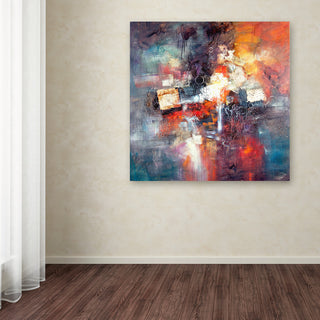 'Cube Abstract III' Canvas Art by Rio
