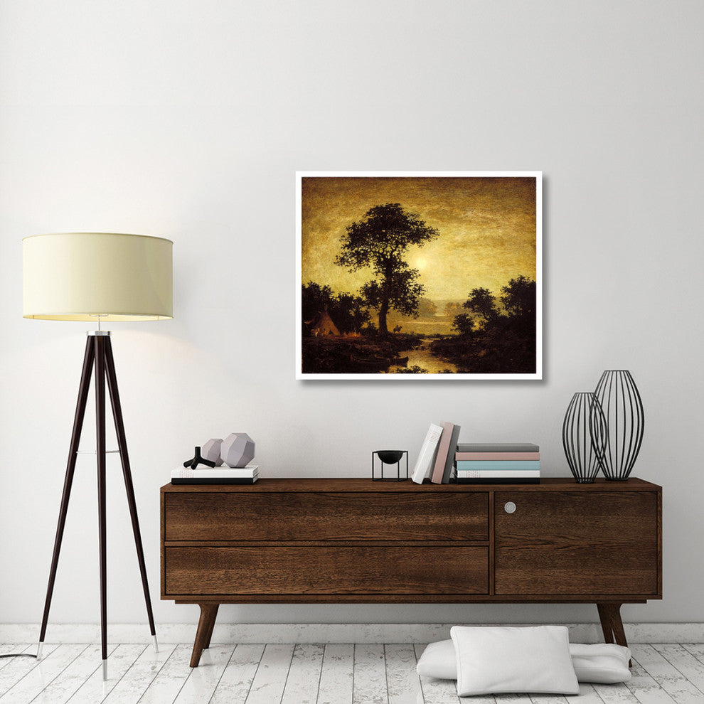 "Moonlight, ca. 1885-1889" Print by Ralph Albert Blakelock, 42"x36"