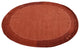 Hand Knotted Tibbati Wool Area Rug Contemporary Orange