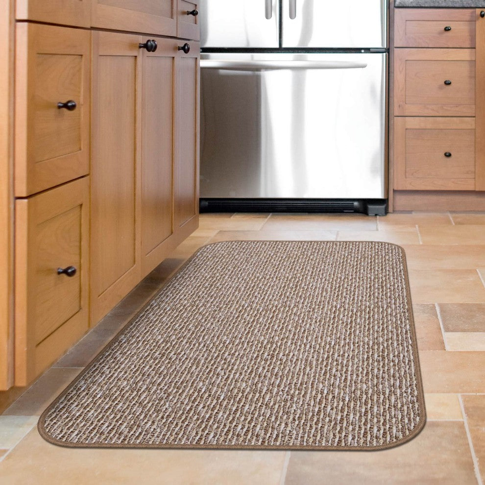 Skid-Resistant Area Rug Praline Brown, 4'x6'