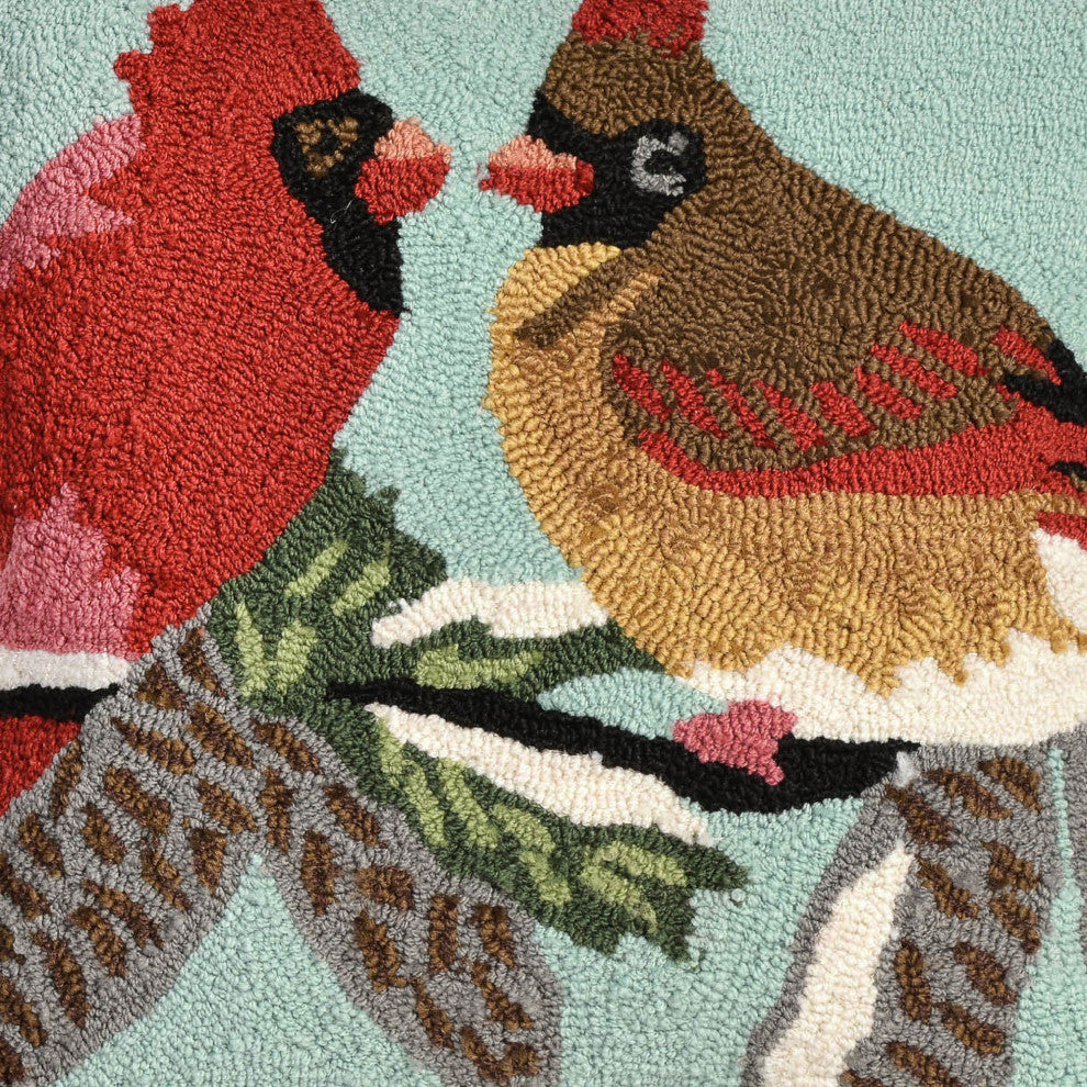 Frontporch Cardinals Indoor/Outdoor Rug Sky 2'x3'