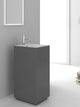 Fine Fixtures Solid Surface Springhill, Gray