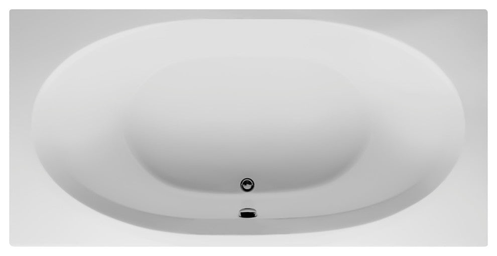 Malibu Delray Rectangle Bathtub White, 84"x42"x22", Massaging Air Jet