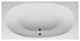 Malibu Delray Rectangle Bathtub White, 84"x42"x22", Massaging Air Jet